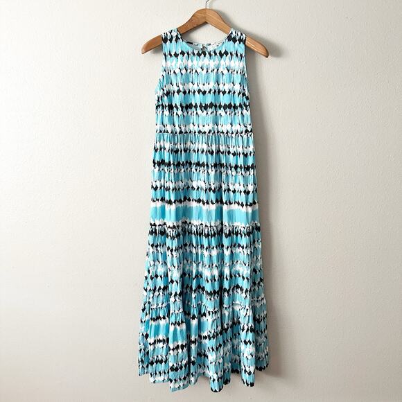 Tyler Boe Sleeveless Tiered Circle Maxi Dress Women's Size Small light blue - Picture 2 of 14
